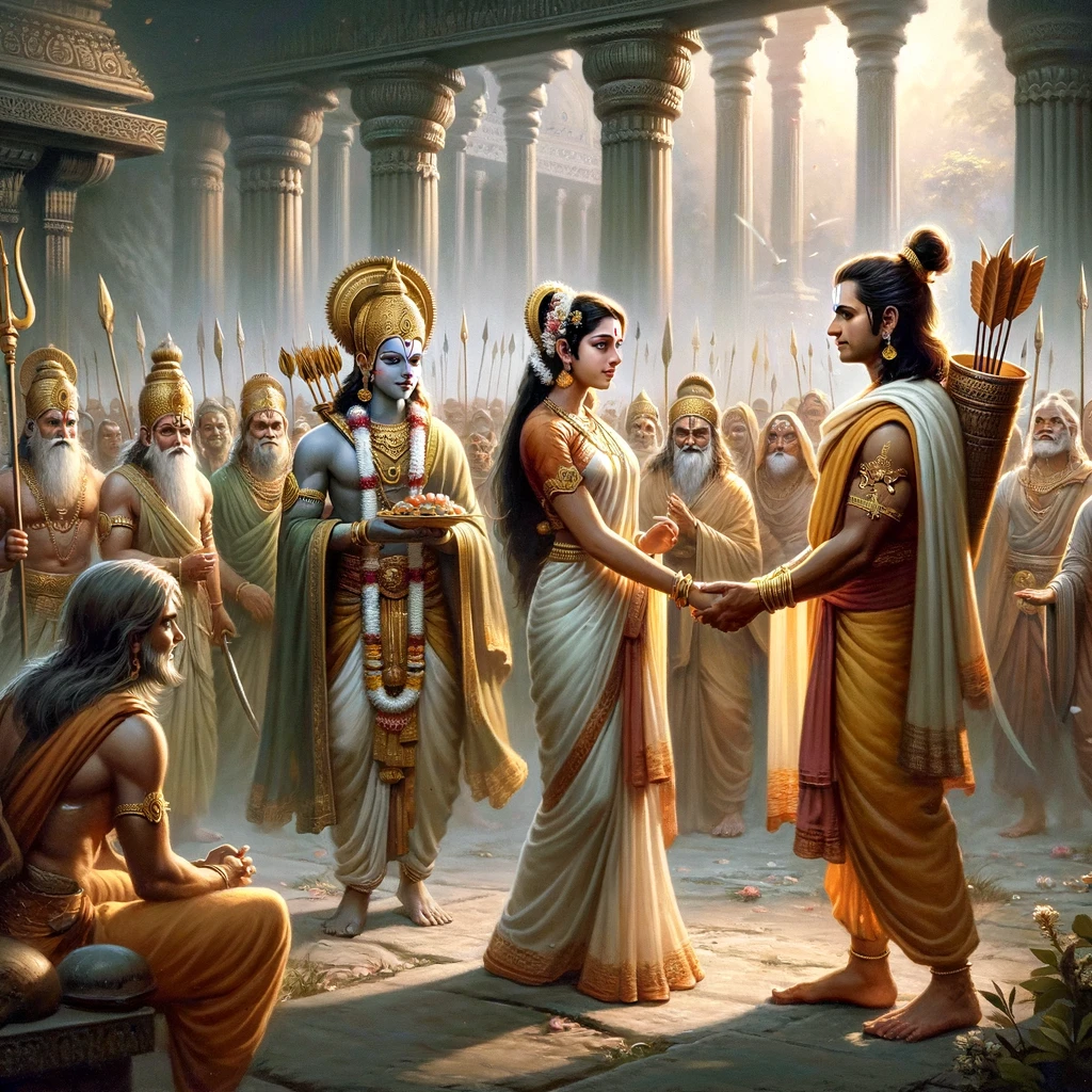 Sita Brought Before Rama